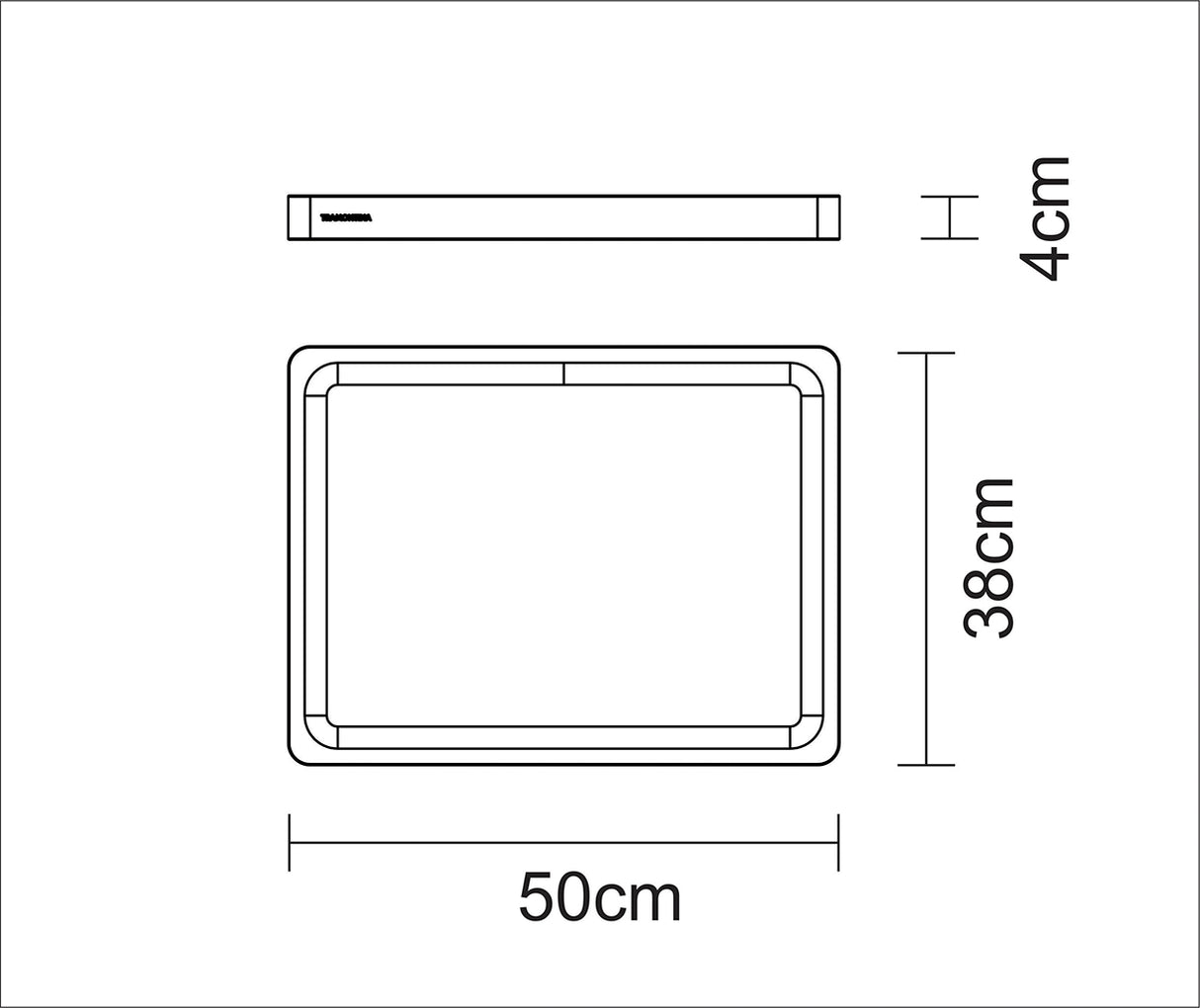 Tabla de Madera Teca Churrasco Premium 50 x 38 cm