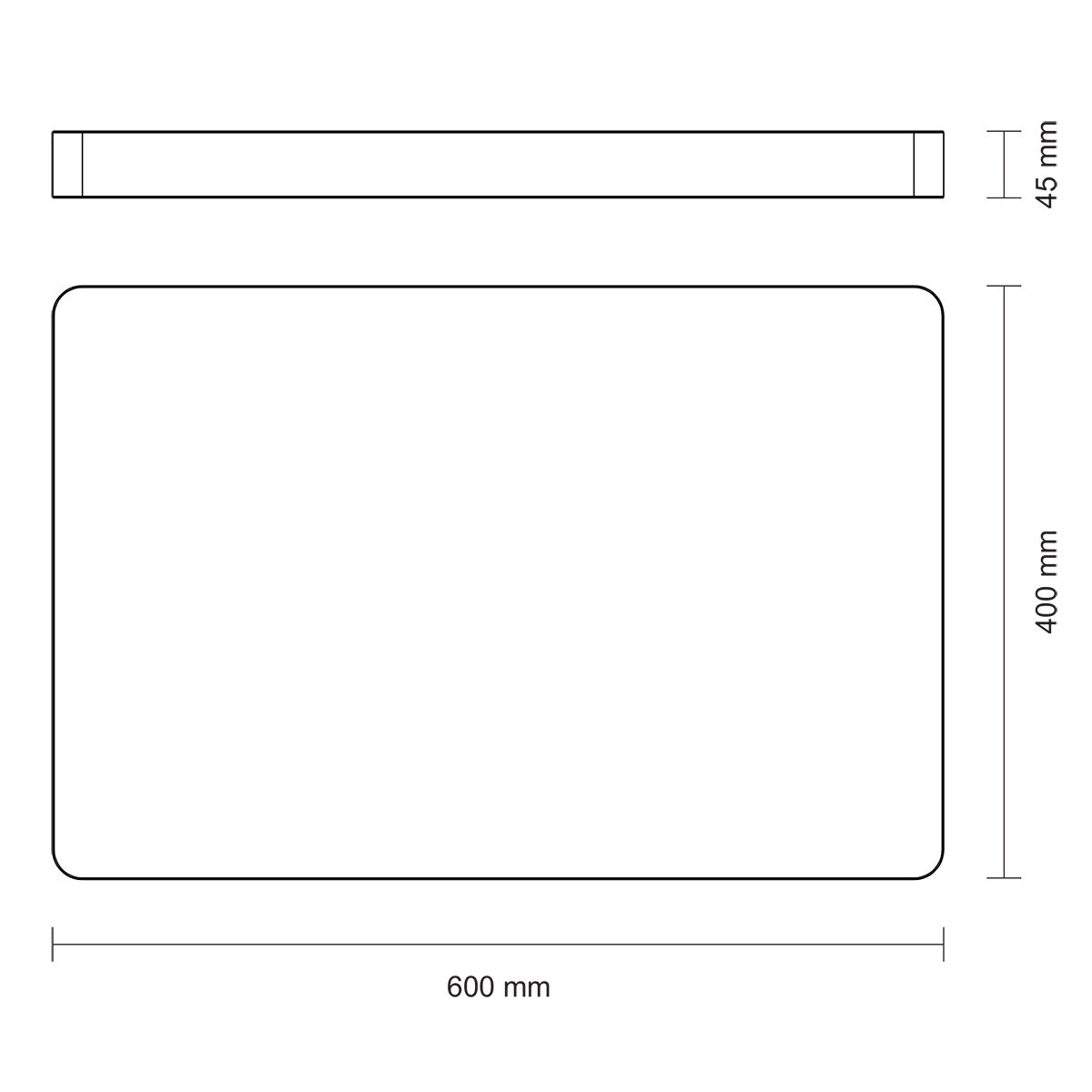 TABLA DE TECA PARA PRESENTACION Y CORTE 60 X 40 X 4,5CM - CHURRASCO PREMIUM
