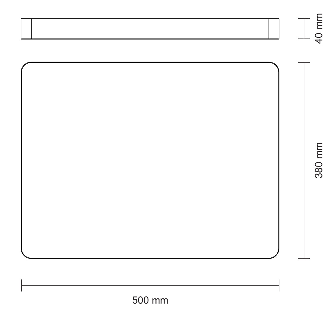Tabla de Madera Teca para Cortar y Servir 50 x 38 cm Churrasco Premium
