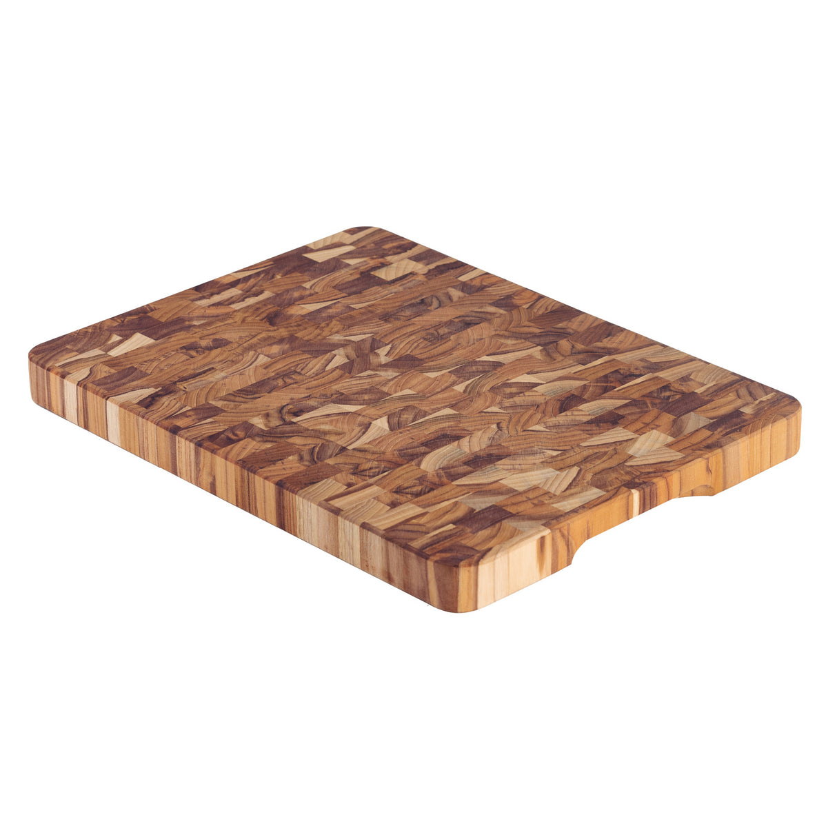 Tabla de Madera Teca Churrasco Premium 40 x 30 cm