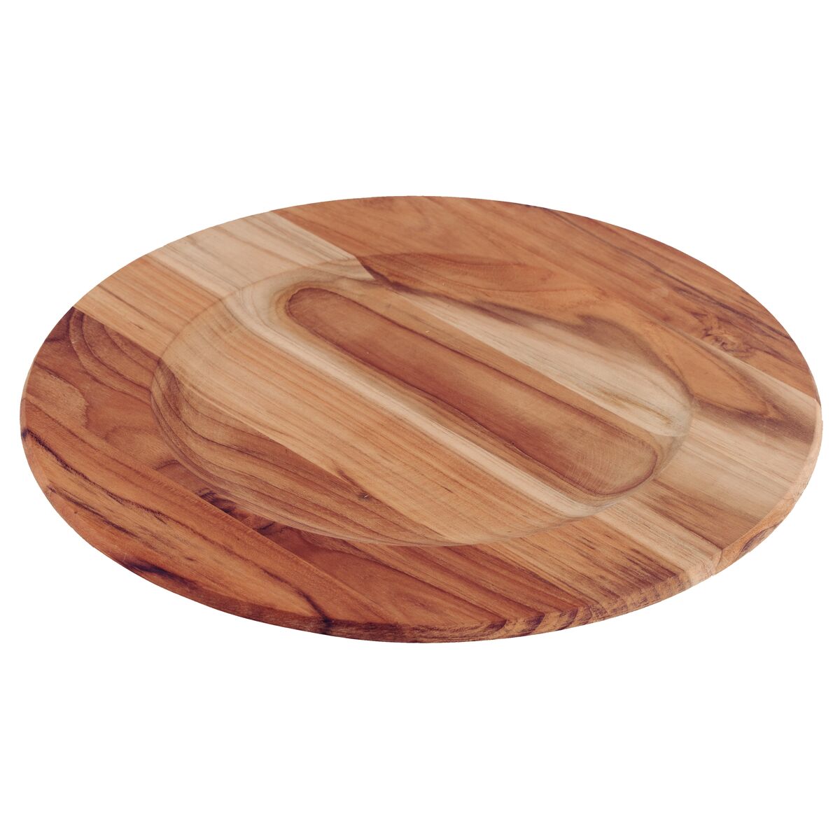 BAJOPLATO MADERA DE TECA 33CM - PROVENCE