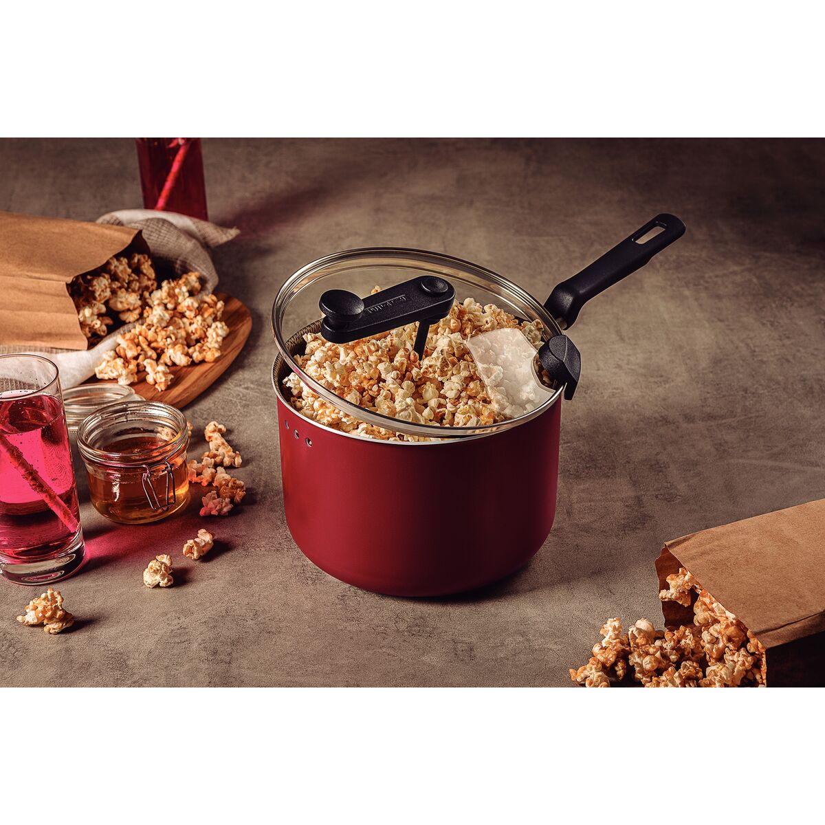 OLLA DE ALUMÍNIO PARA PALOMITAS 20CM - 3,50L. - LORETO