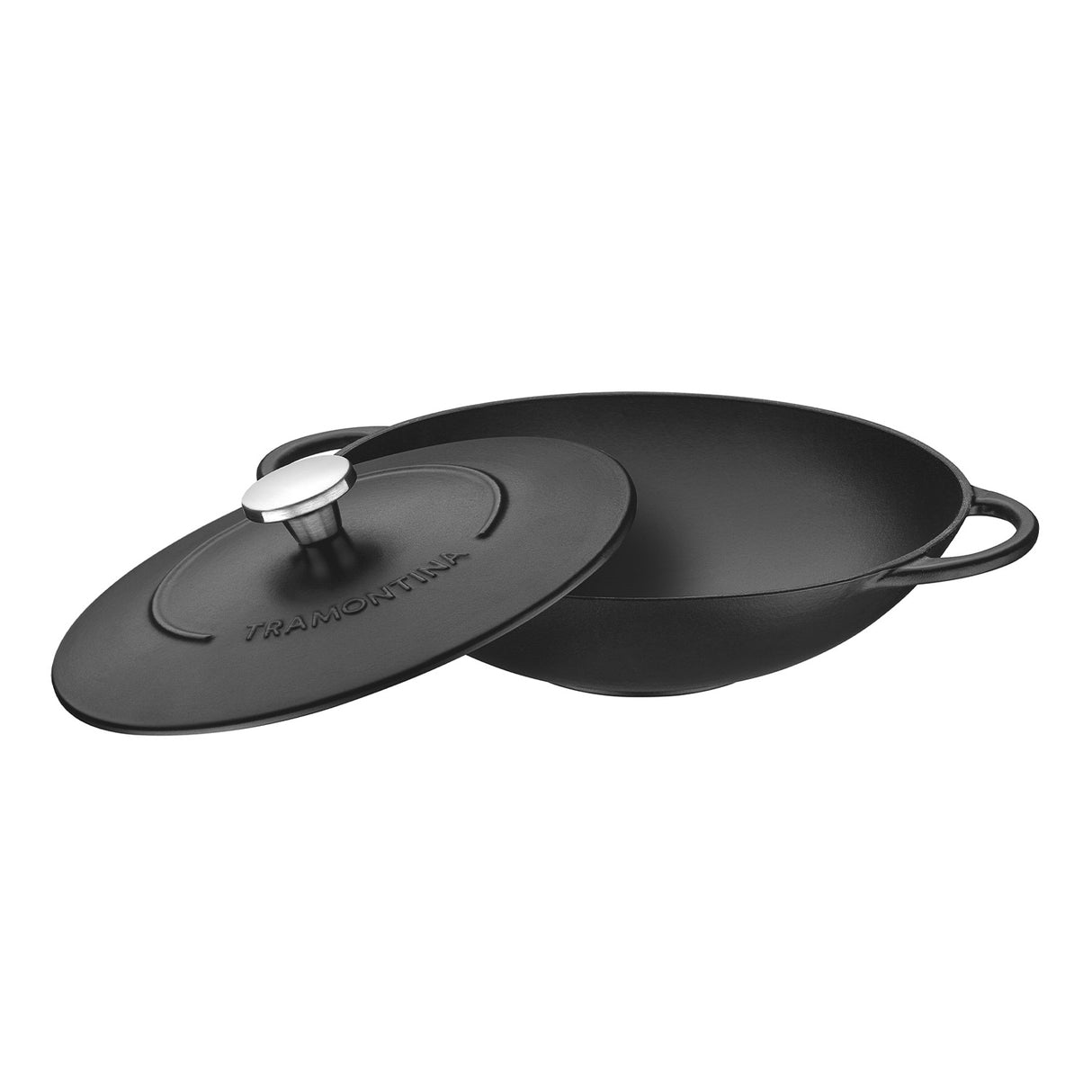 Tramontina Wok de Hierro Fundido Esmaltado 32 cm 5L