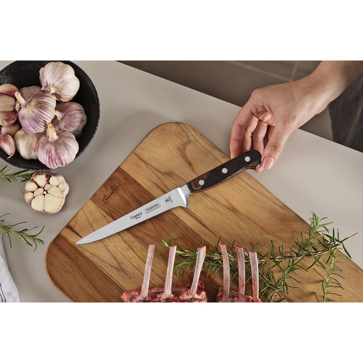 Cuchillo Deshuesar Century Wood NSF 15,5 cm - Tramontina