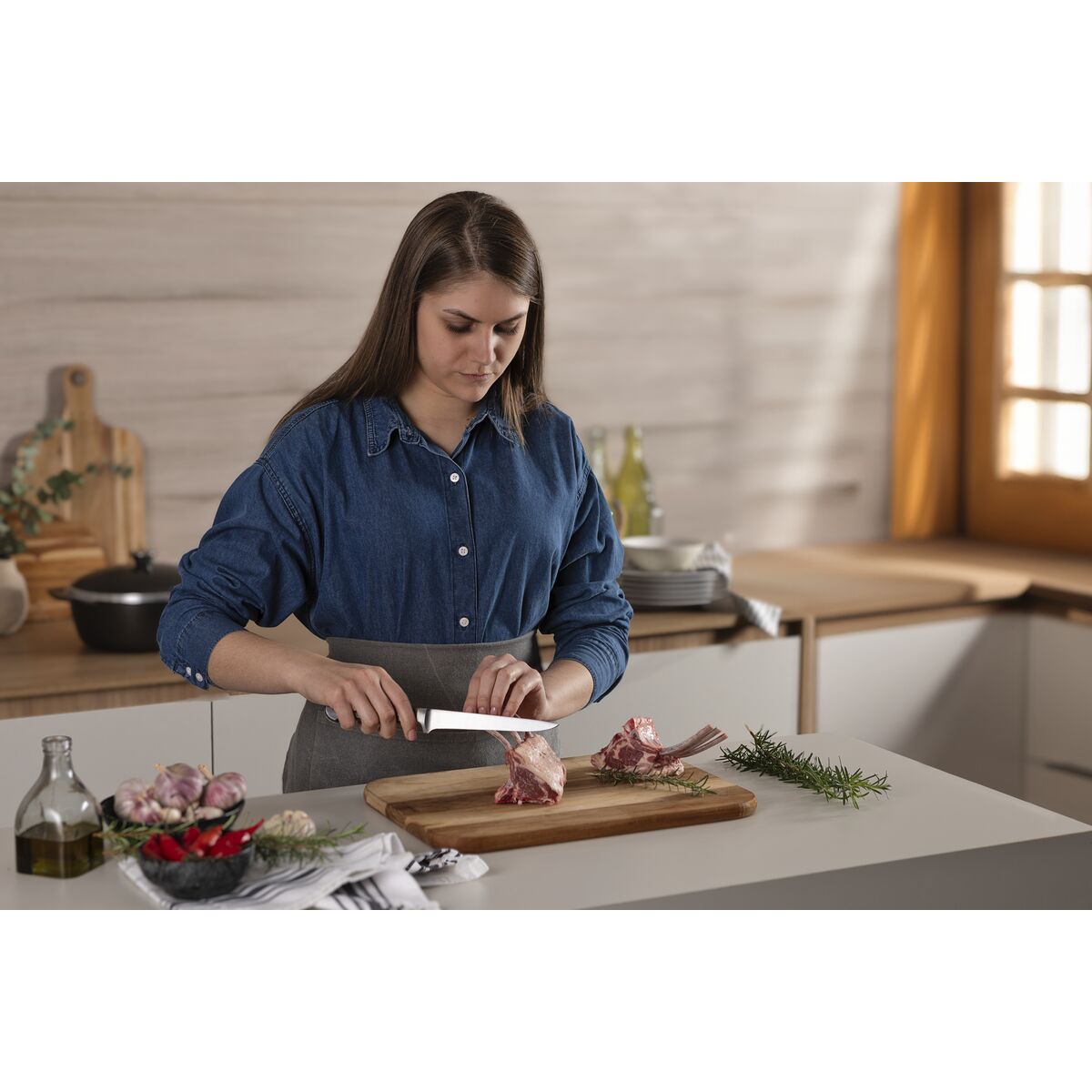 Cuchillo Deshuesar Century Wood NSF 15,5 cm - Tramontina