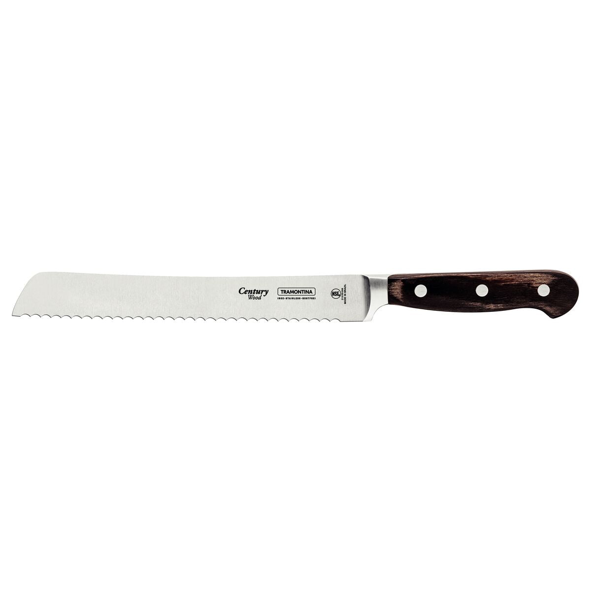 Cuchillo Pan Century Wood NSF 20,5 cm - Tramontina