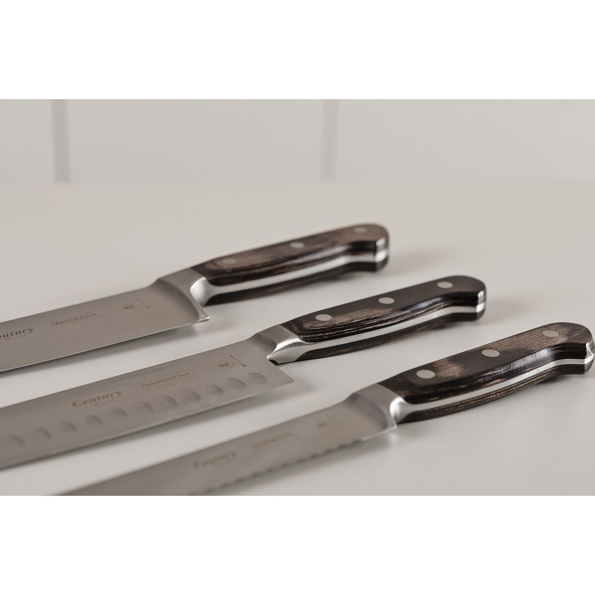 Cuchillo Pan Century Wood NSF 20,5 cm - Tramontina