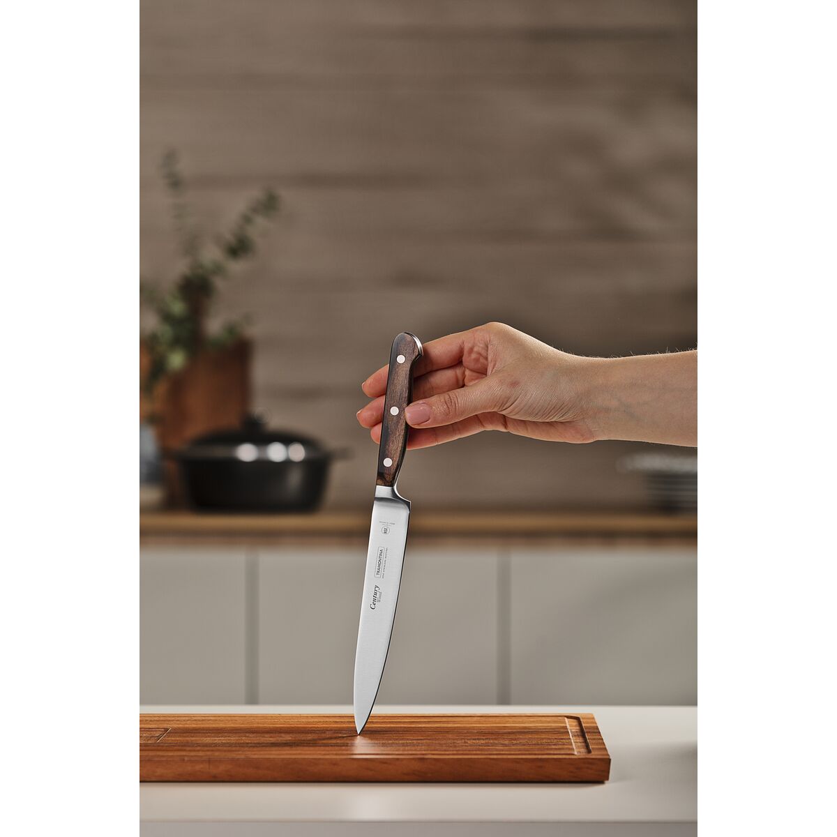 Cuchillo Trinchante Century Wood NSF 16 cm - Tramontina