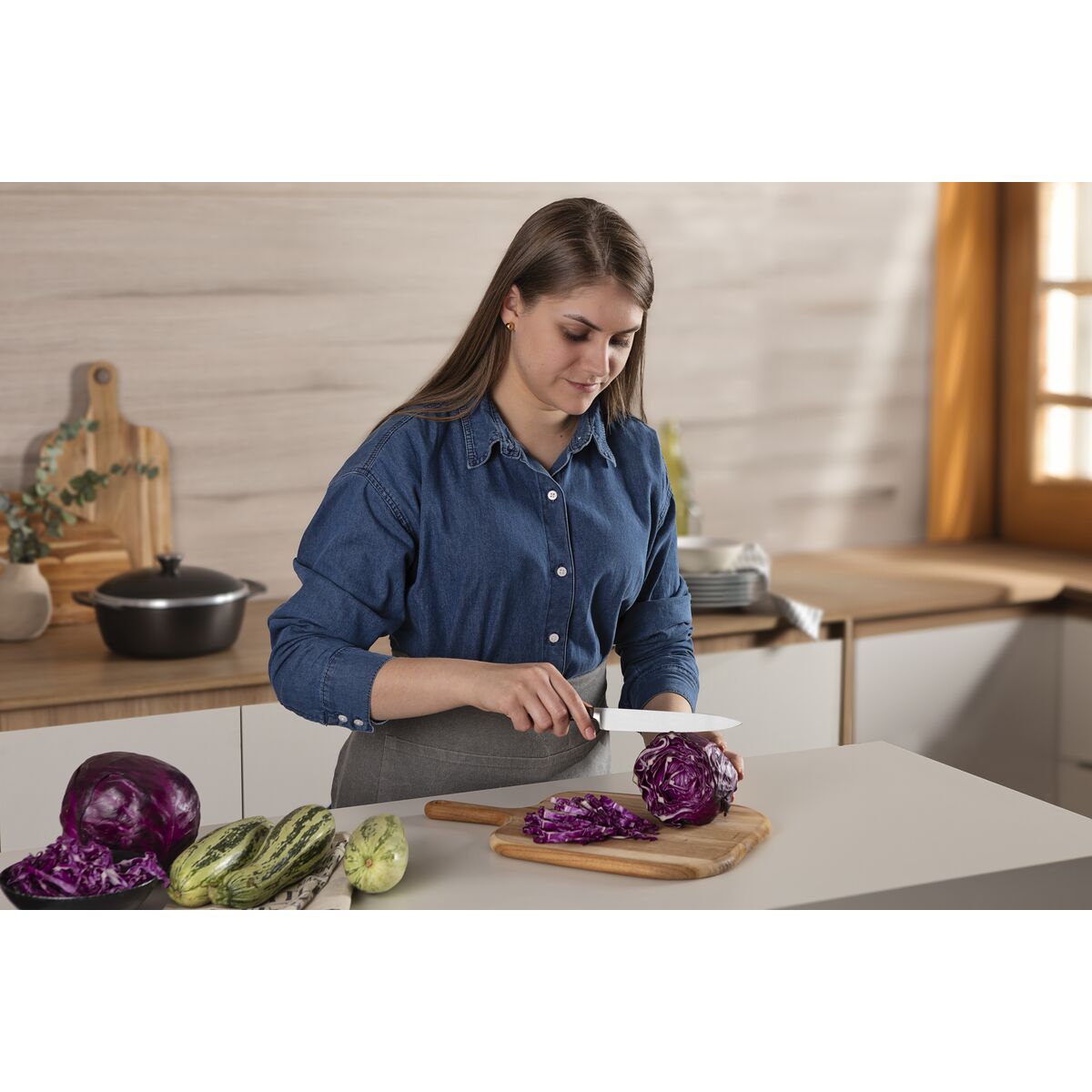 Cuchillo Trinchante Century Wood NSF 16 cm - Tramontina