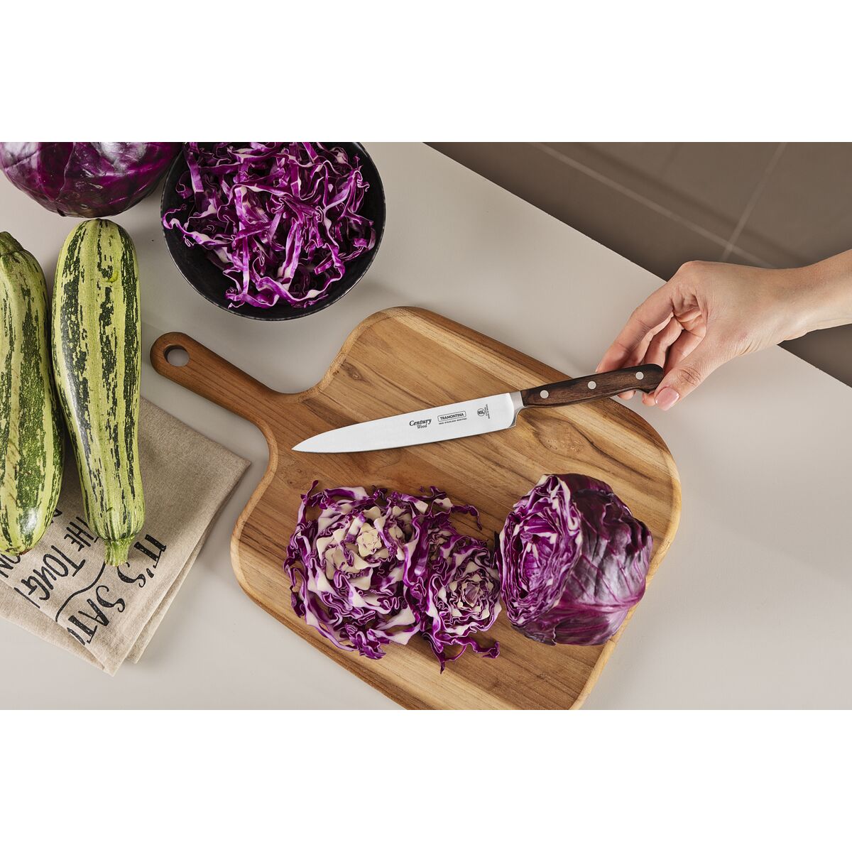 Cuchillo Trinchante Century Wood NSF 16 cm - Tramontina