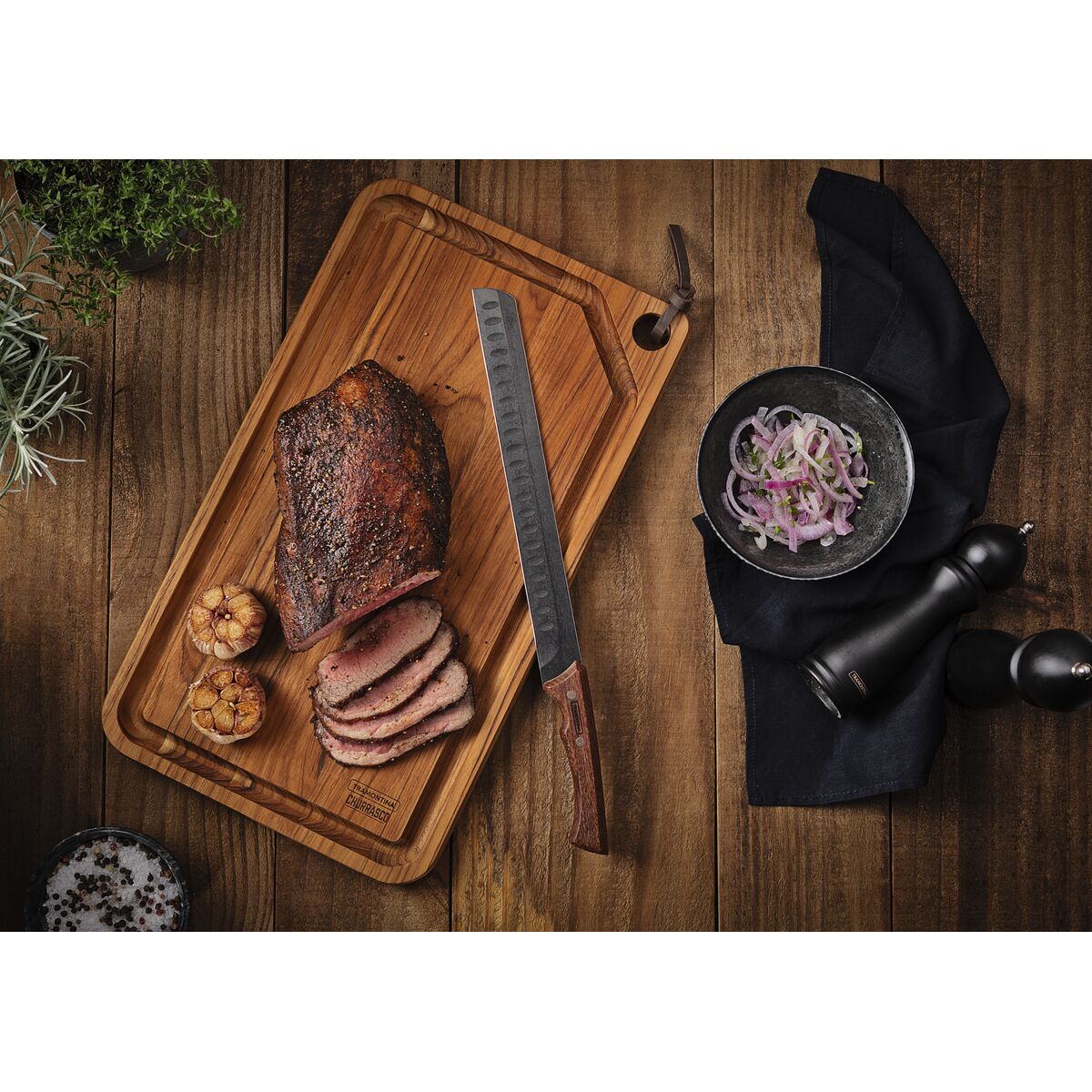 CUCHILLO PARA REBANAR 30CM - BLACK COLLECTION FSC