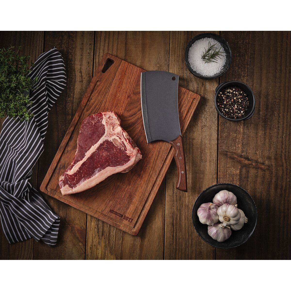 HACHUELA 18CM - BLACK COLLECTION FSC