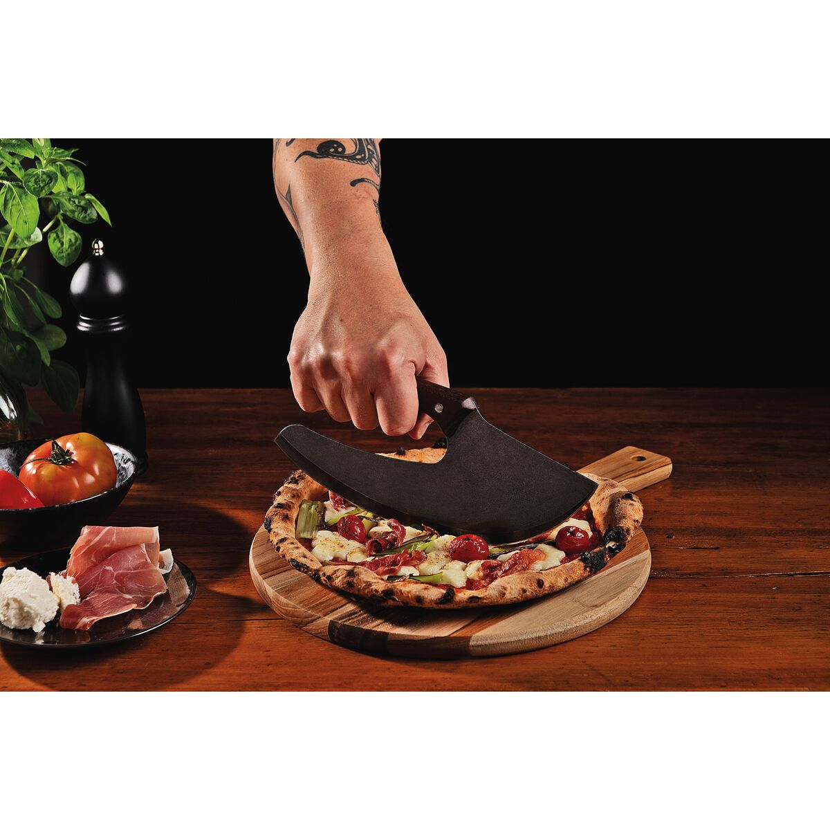 Tramontina Cortador Hachuela Multiuso Churrasco Black FSC 26 cm