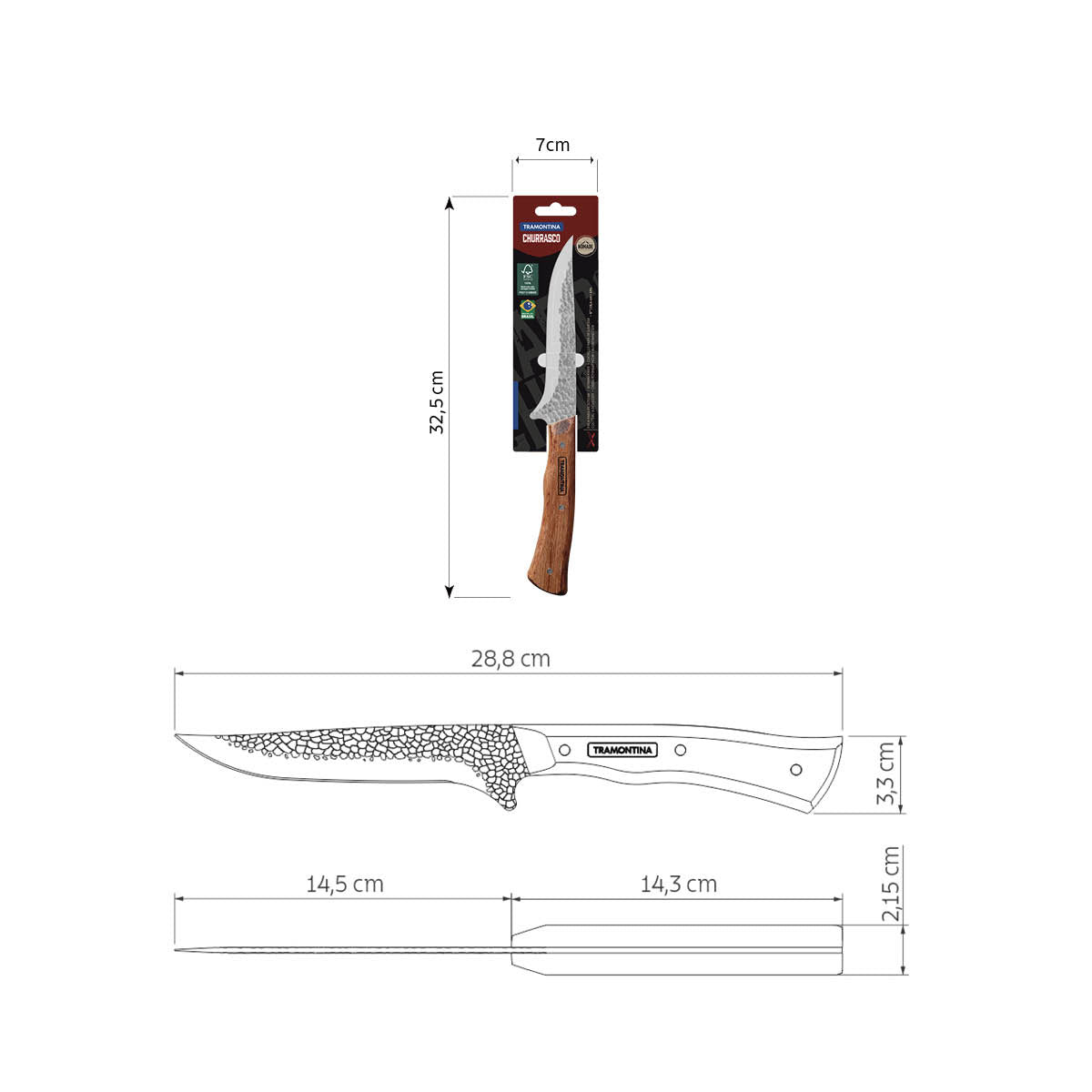 CUCHILLO PARA DESHUESAR 15CM - NÔMADE FSC