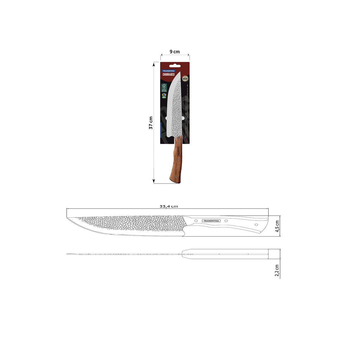 CUCHILLO PARA CARNE 20CM - NÔMADE FSC