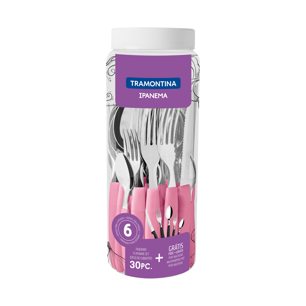 Juego de Cubiertos Ipanema 30 piezas