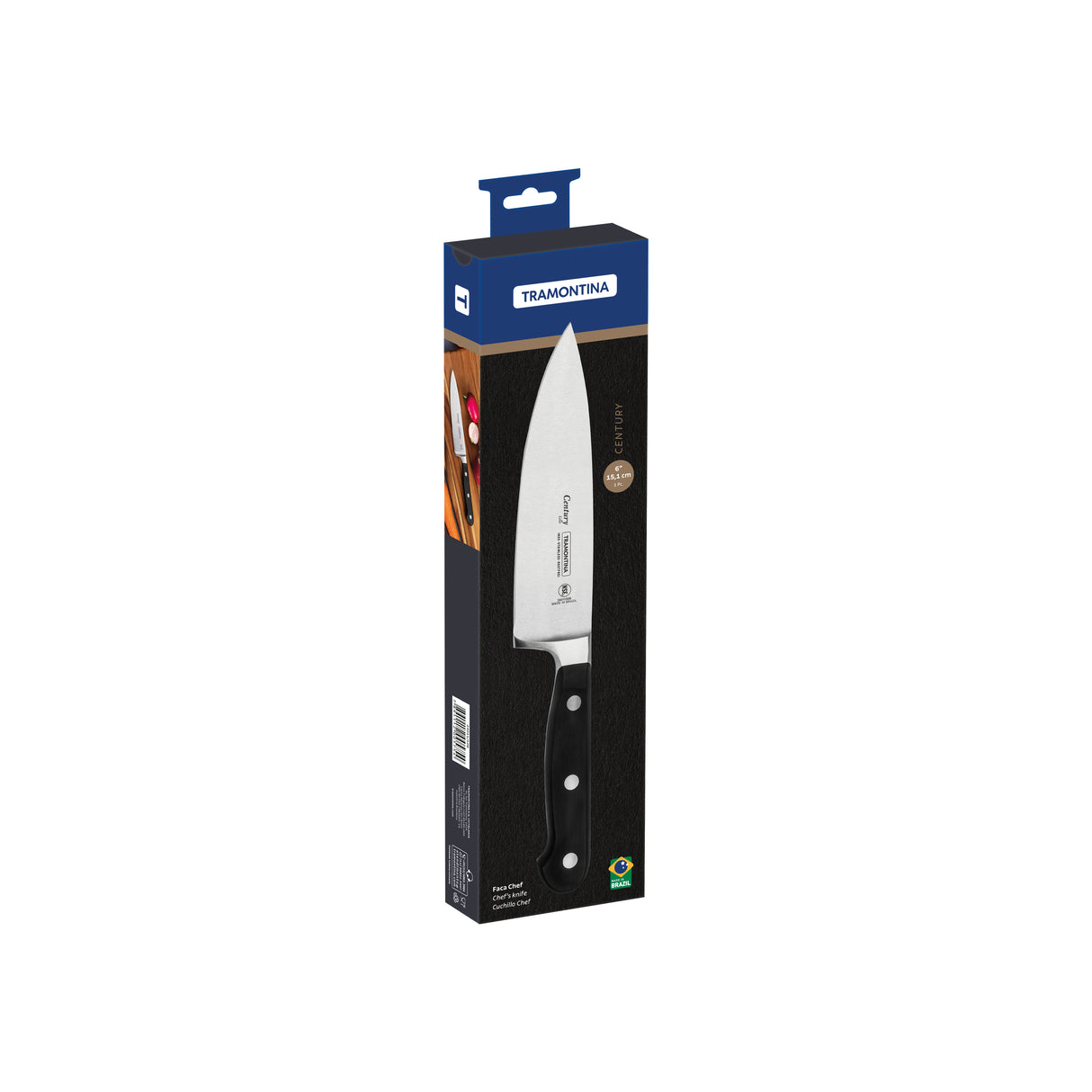 Cuchillo Chef en Acero Inoxidable Century 15 cm Tramontina