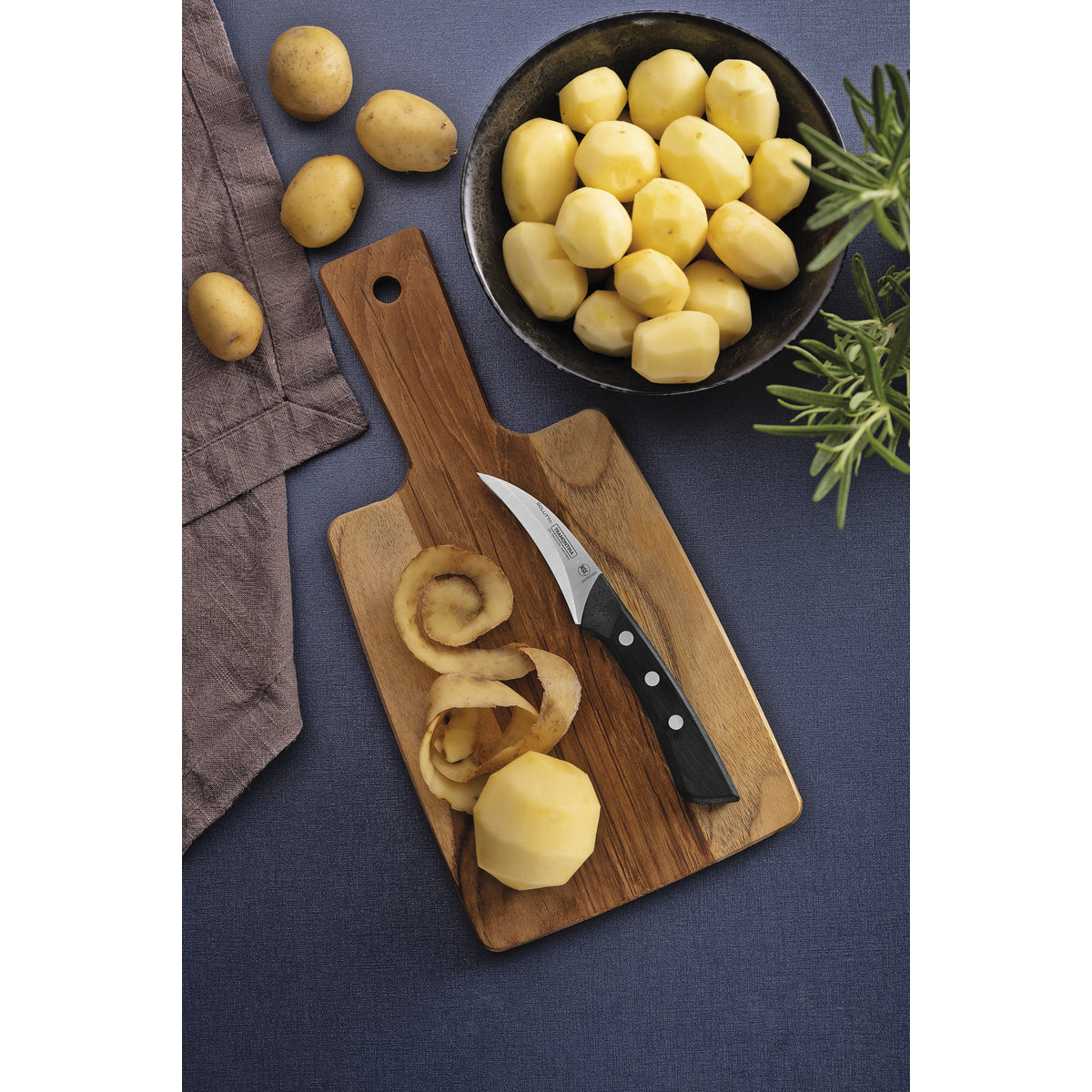 Cuchillo Mondador en Acero Inoxidable Solutta 7,5 cm