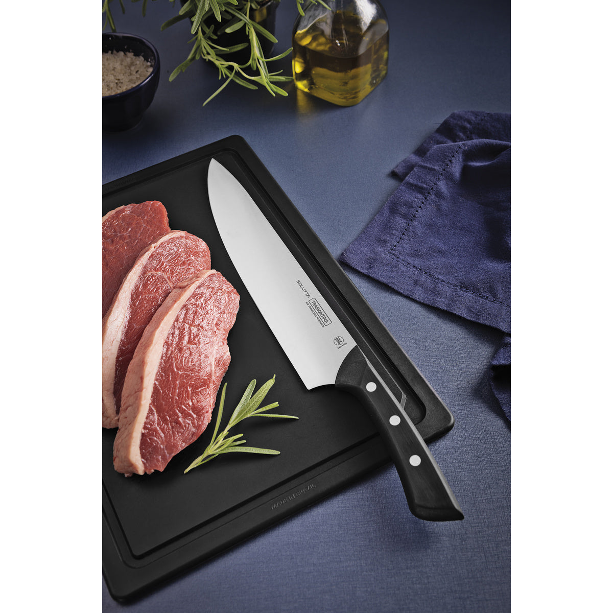 Cuchillo Cocinero en Acero Inoxidable Solutta 25,5 cm
