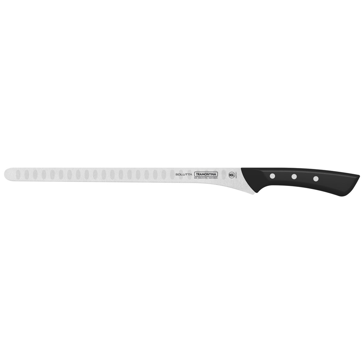 Cuchillo Jamonero Alveolado Solutta 29 cm Tramontina