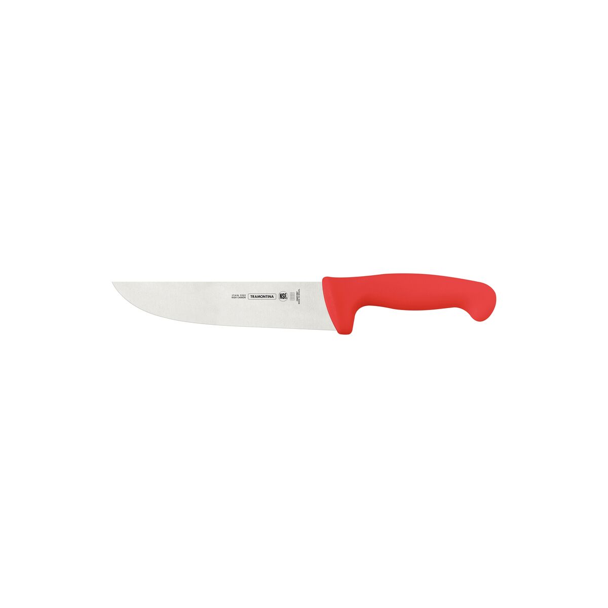 CUCHILLO CARNICERO 19CM - PROFESSIONAL ROJO NSF