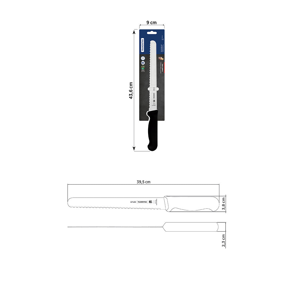 Tramontina Cuchillo para Pan Professional Master 25 cm