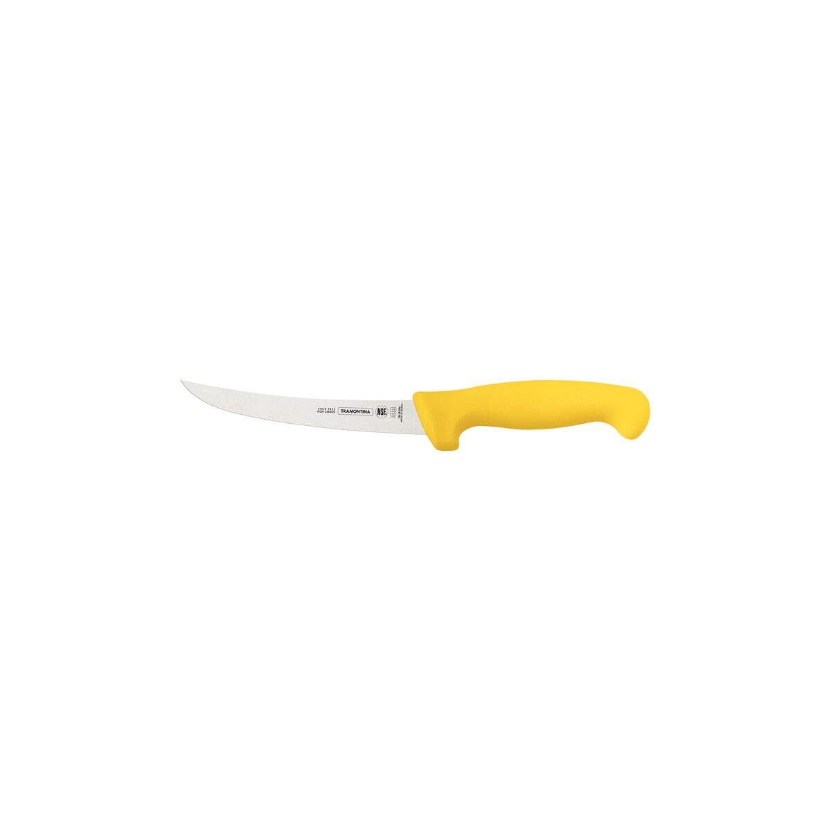 CUCHILLO PARA DESHUESAR CURVO 15,5 CM - PROFESSIONAL AMARILLO NSF