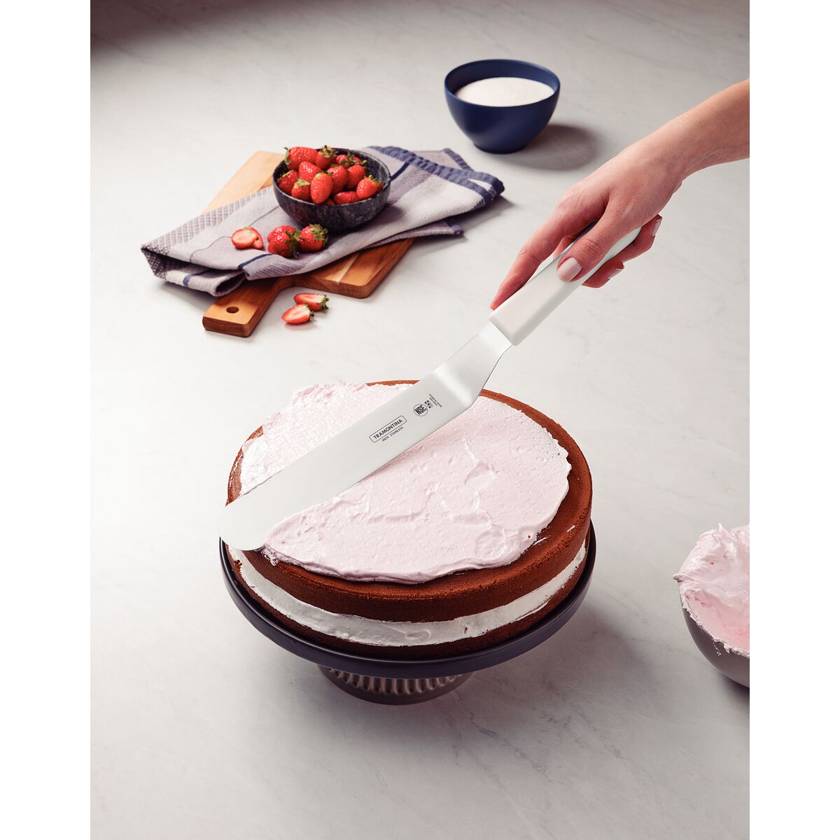 ESPÁTULA ACODADA PARA REPOSTERÍA 25,5 CM - PROFESSIONAL NSF