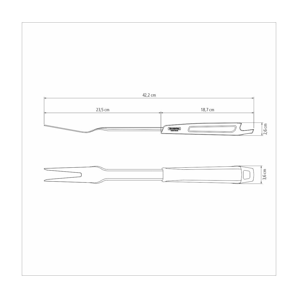 TENEDOR TRINCHANTE - BLACK COLLECTION
