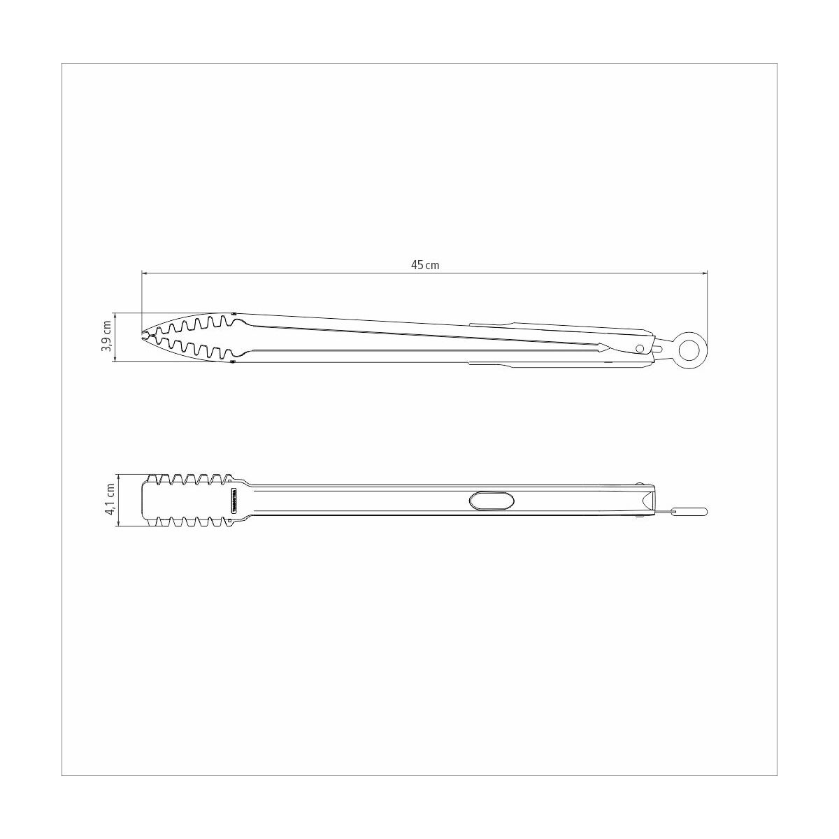 PINZA PARA CARNE - BLACK COLLECTION