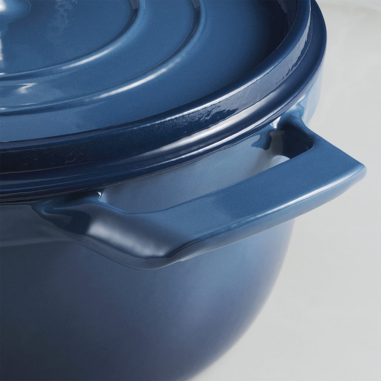 Tramontina Cocotte con Tapa de Hierro Fundido Esmaltado Azul 26 cm