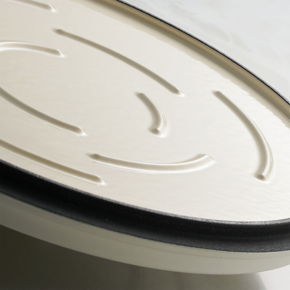 Tramontina Cocotte con Tapa de Hierro Fundido Esmaltado Latte 26 cm