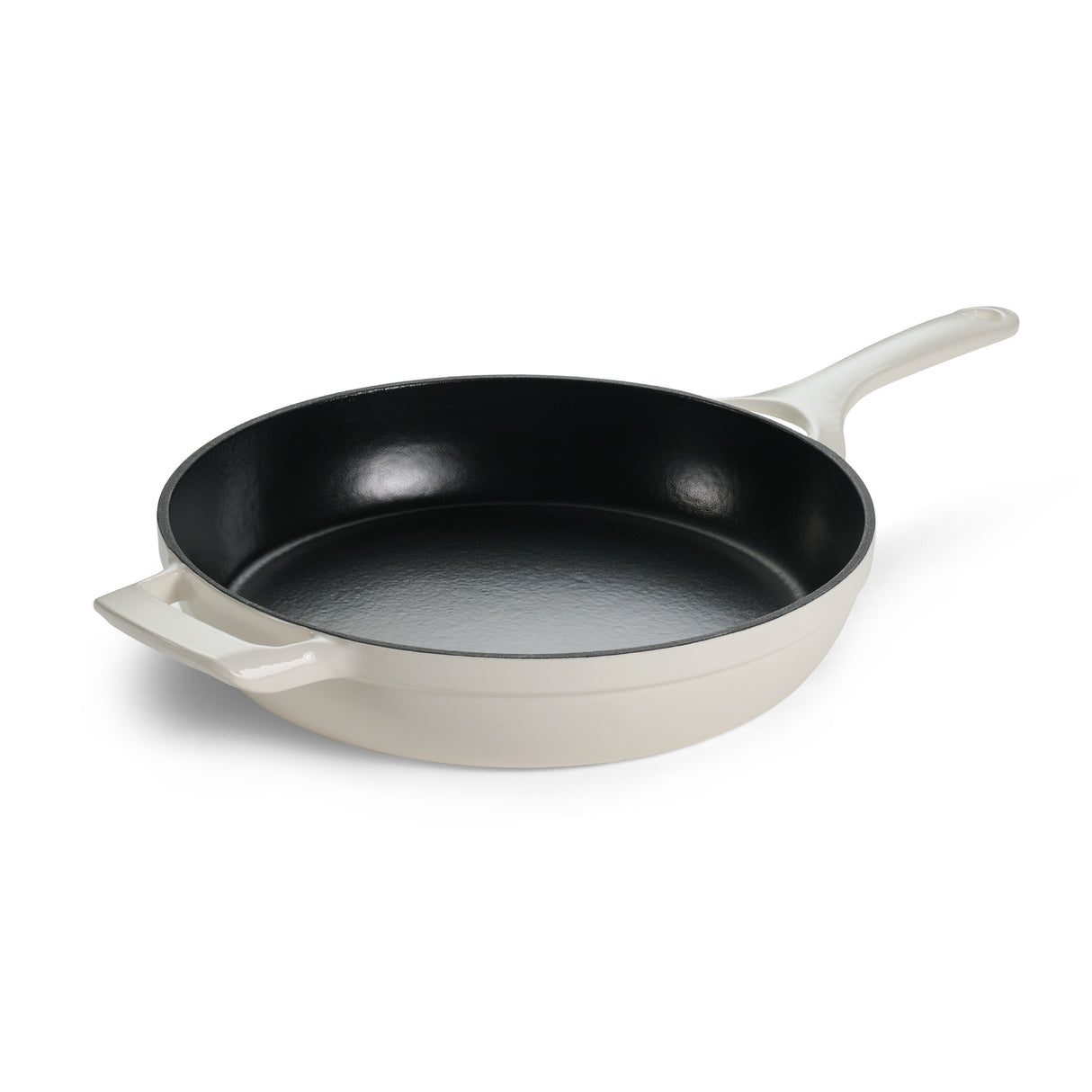 Tramontina Sartén sin Tapa de Hierro Fundido Esmaltado Latte 30 cm - 3,8 L