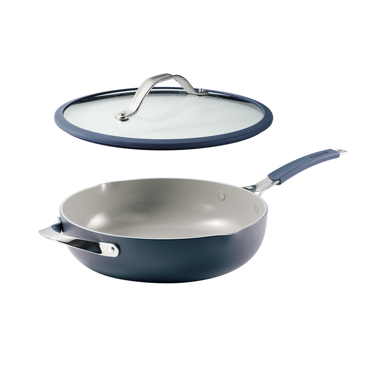 Tramontina Sartén Multifunción de Aluminio con Tapa Azul 30cm