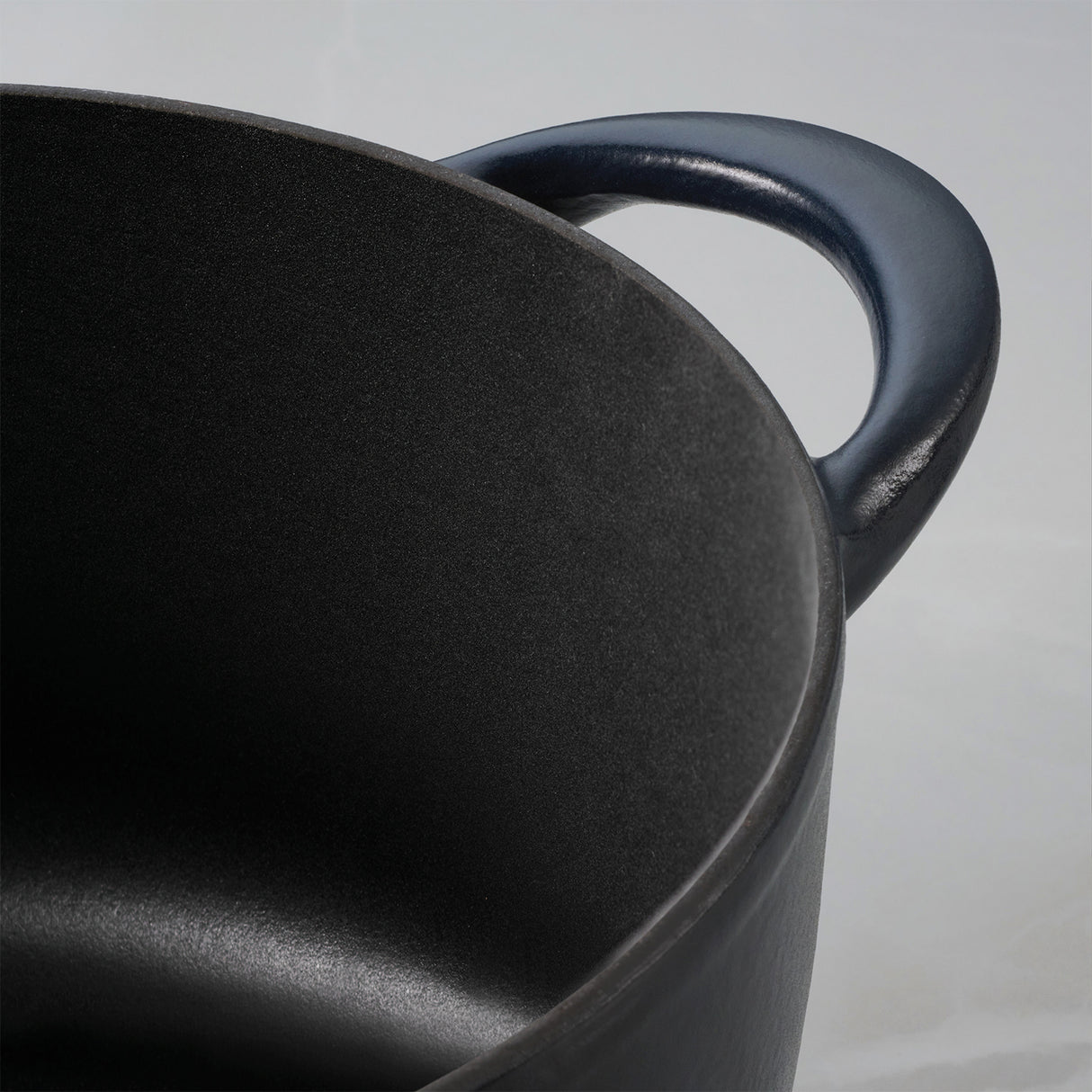 Tramontina Juego de Ollas de Hierro Fundido Esmaltado Apilables Negro 3 piezas