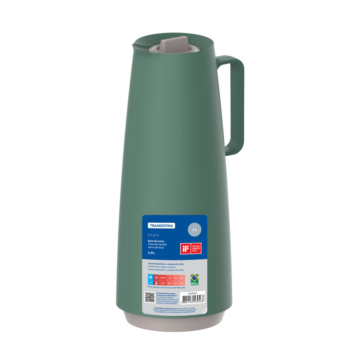 JARRA TERMICA 1L VERDE - EXATA