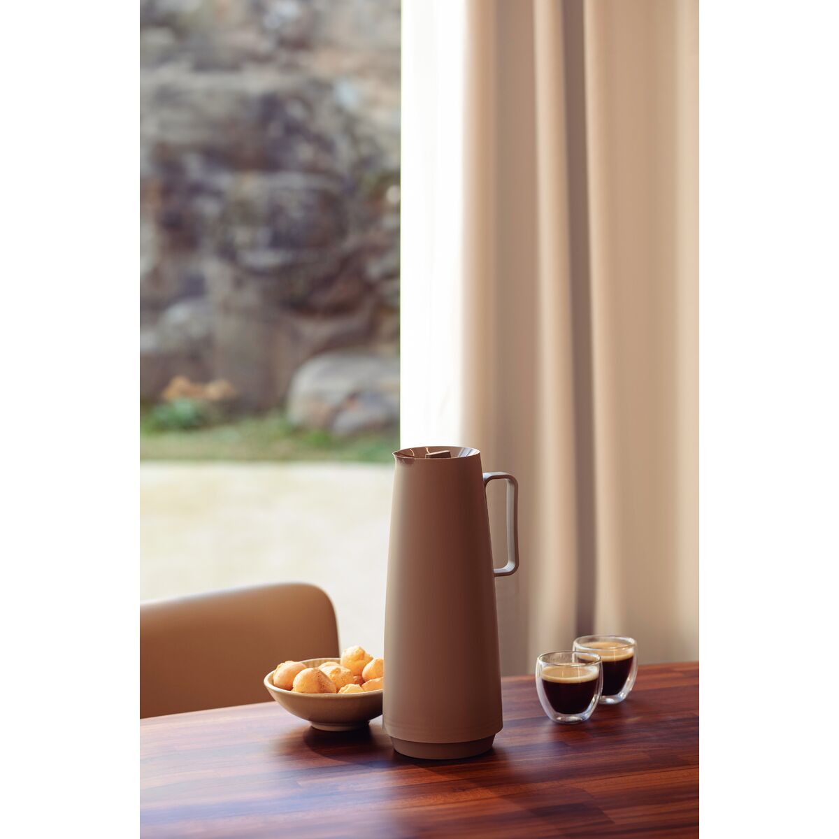 JARRA TERMICA 1L BEIGE - EXATA