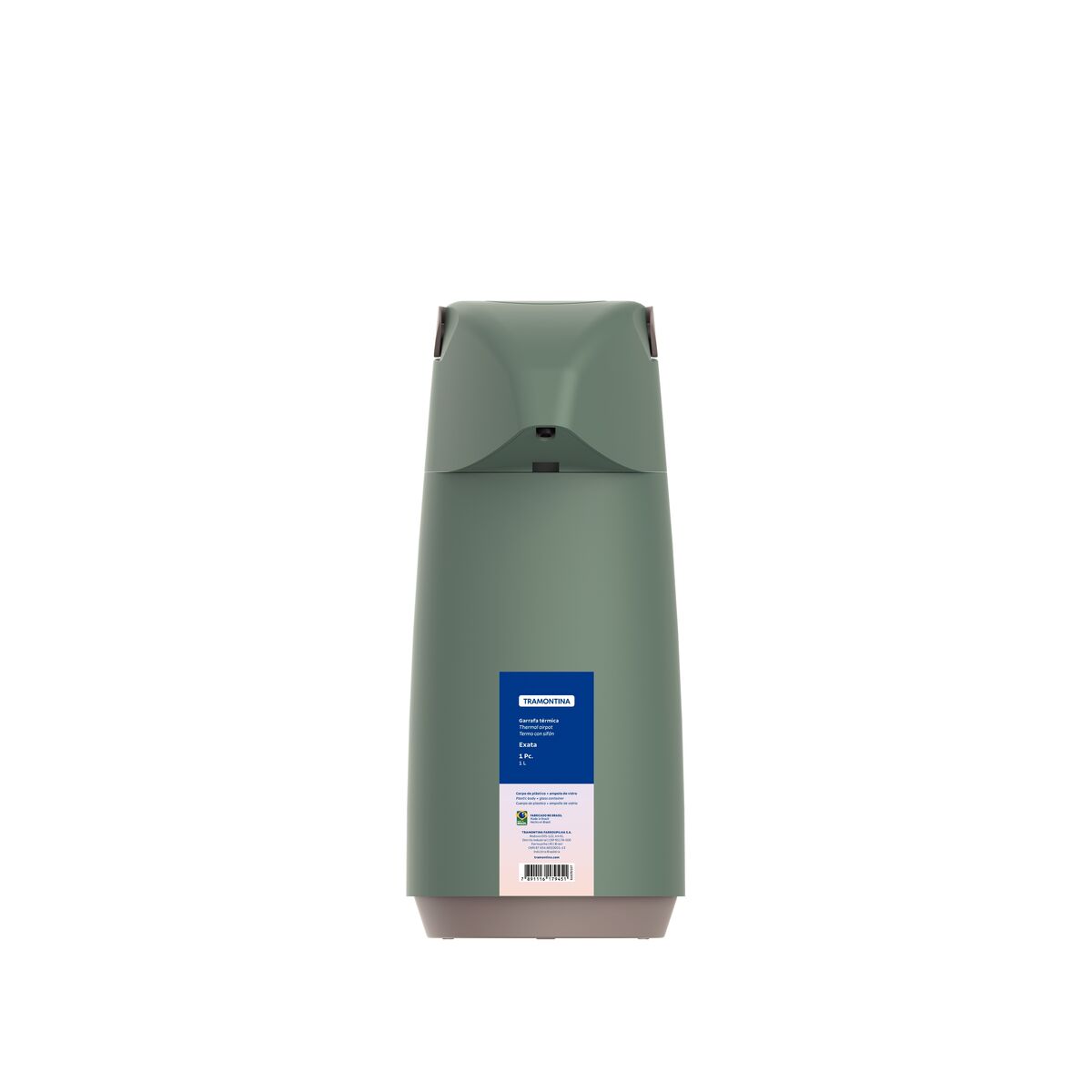 Tramontina Termo con Sifón Exata Verde 1L