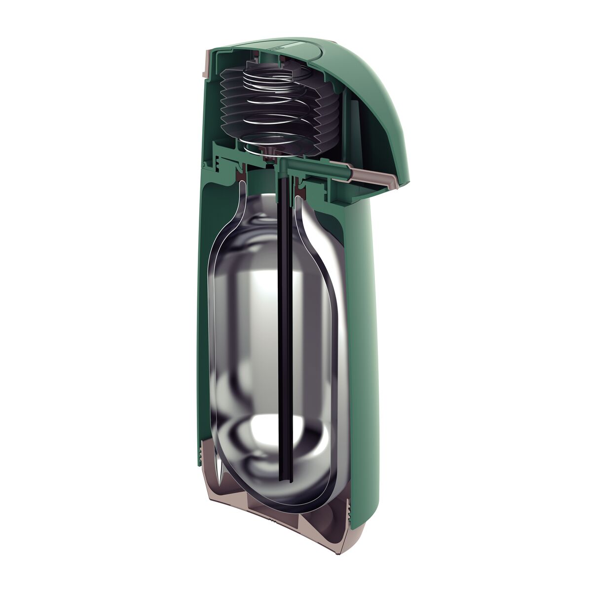 TERMO CON SIFÓN 1L. - VERDE