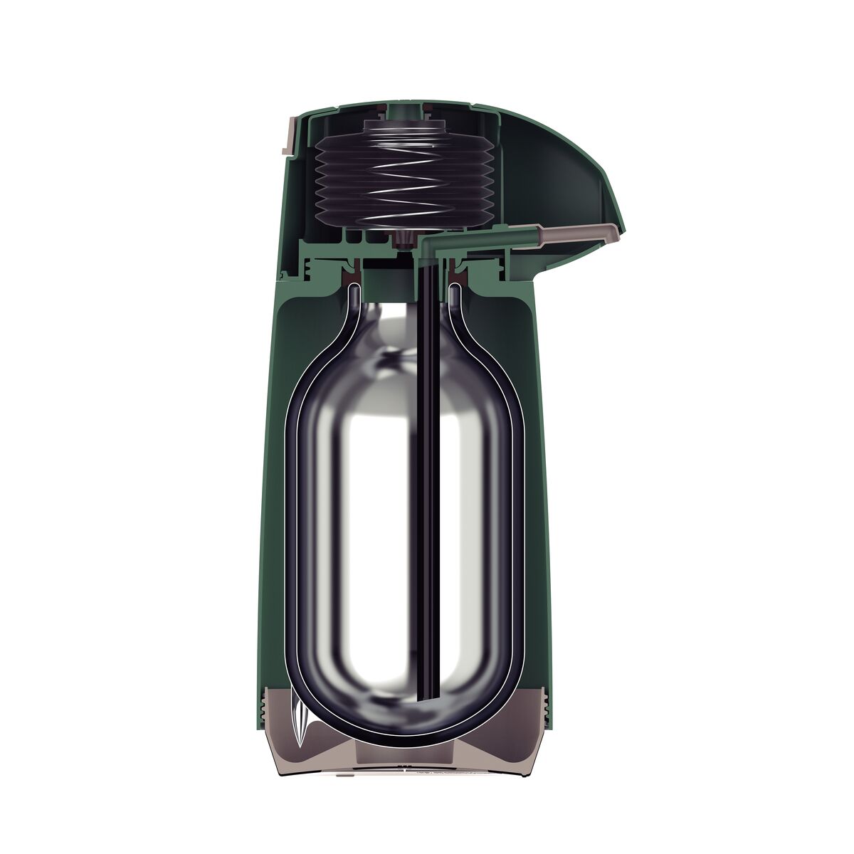 TERMO CON SIFÓN 1L. - VERDE