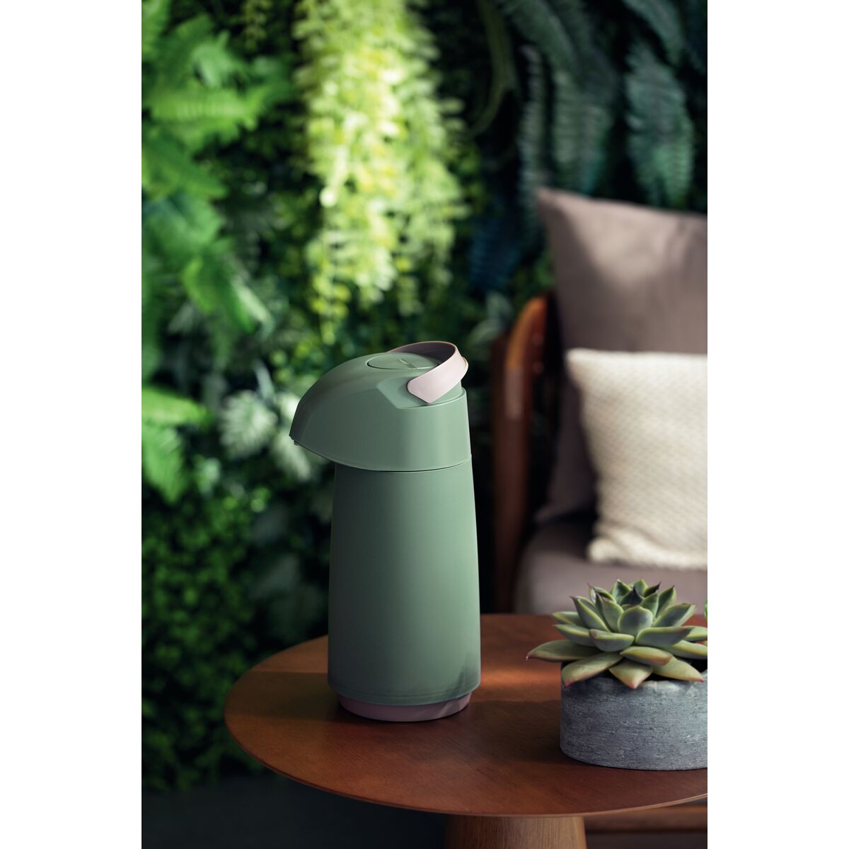 TERMO CON SIFÓN 1L. - VERDE