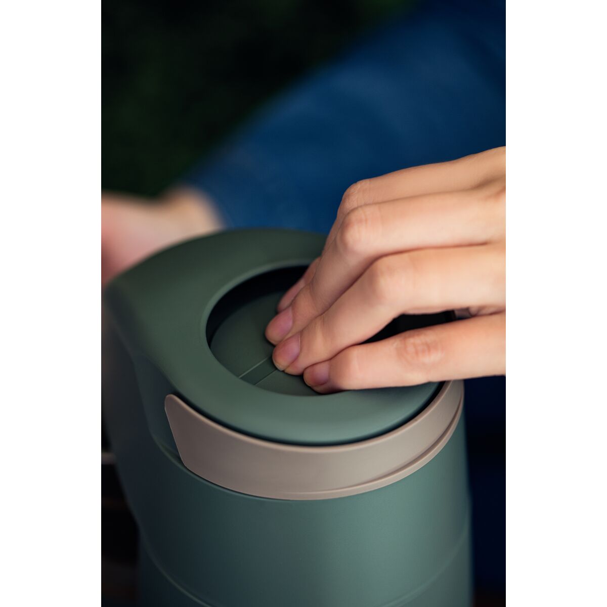 Tramontina Termo con Sifón Exata Verde 1L