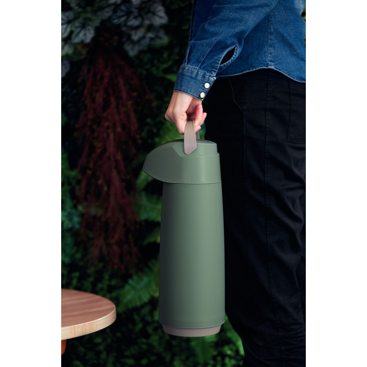 Tramontina Termo con Sifón Exata Verde 1,8L