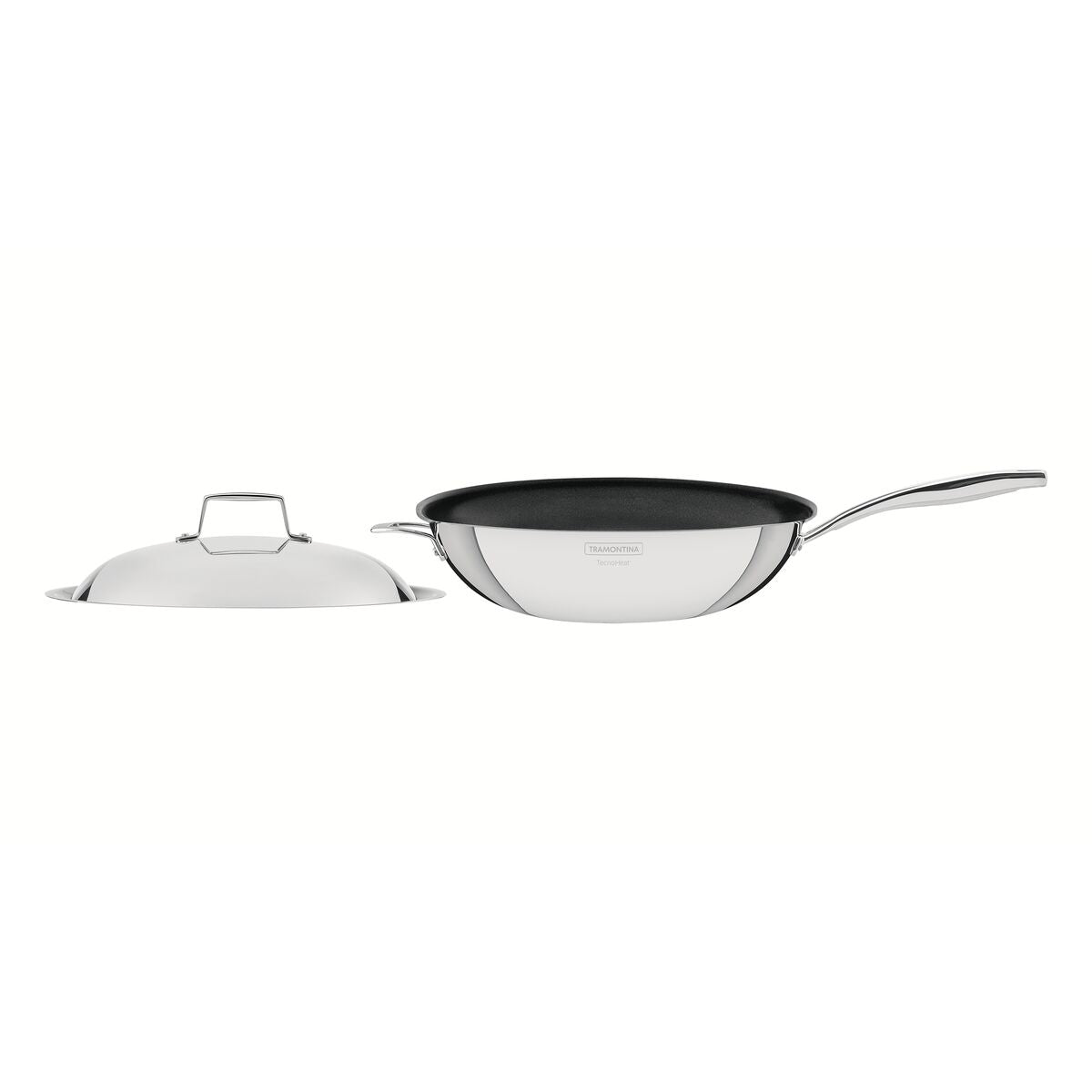 WOK CON ANTIADHERENTE 32CM - 5,20L. - TRI-PLY GRANO