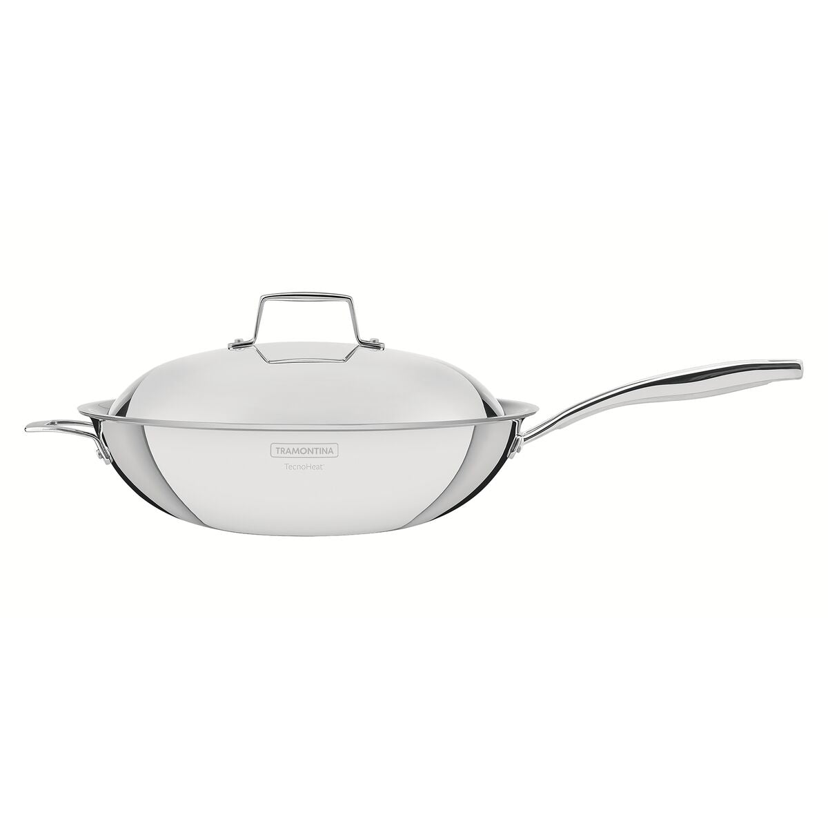 WOK CON ANTIADHERENTE 32CM - 5,20L. - TRI-PLY GRANO