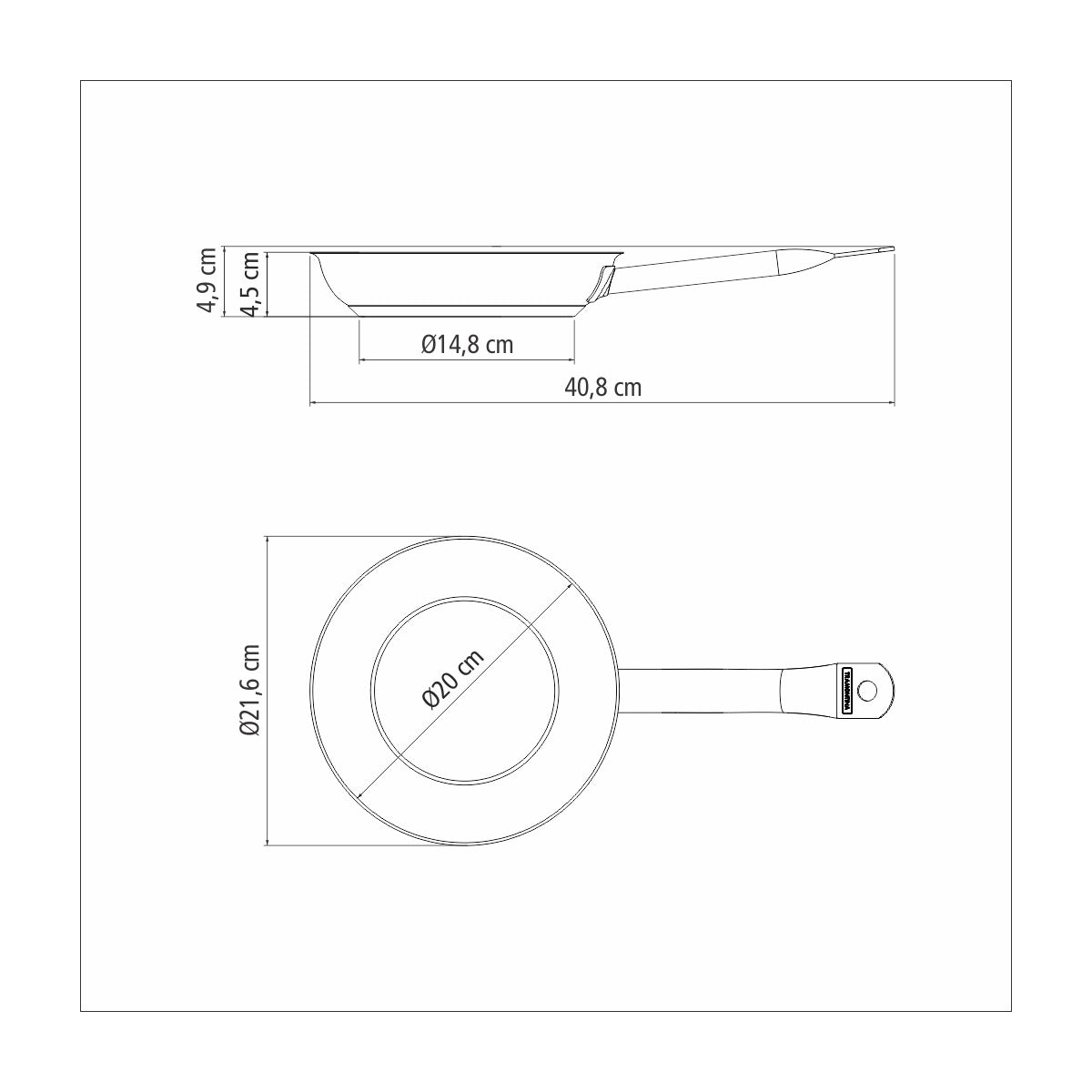 SARTÉN 20CM - 1,10L. - PROFESSIONAL
