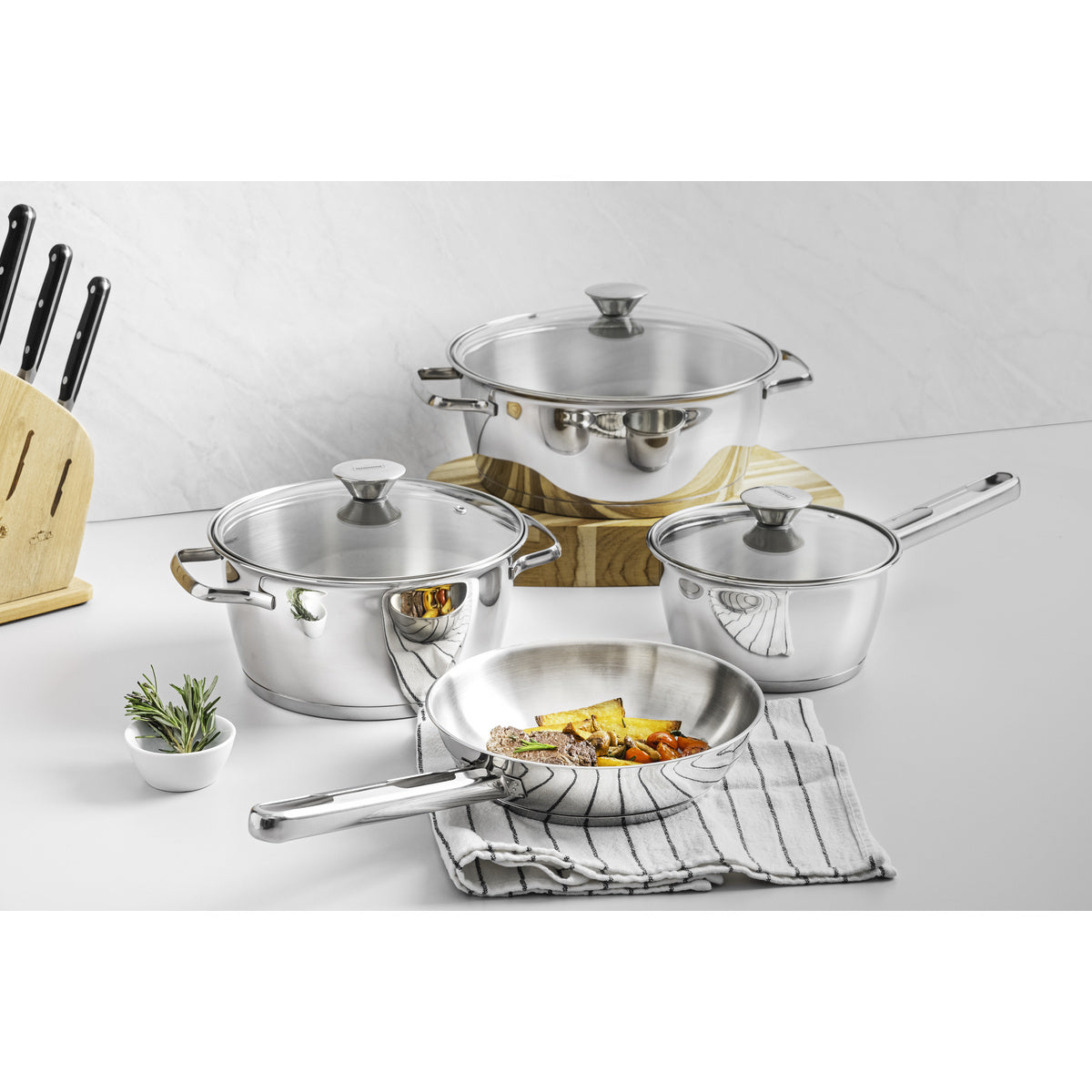 JUEGO DE OLLAS 4PZAS. - ALLEGRA