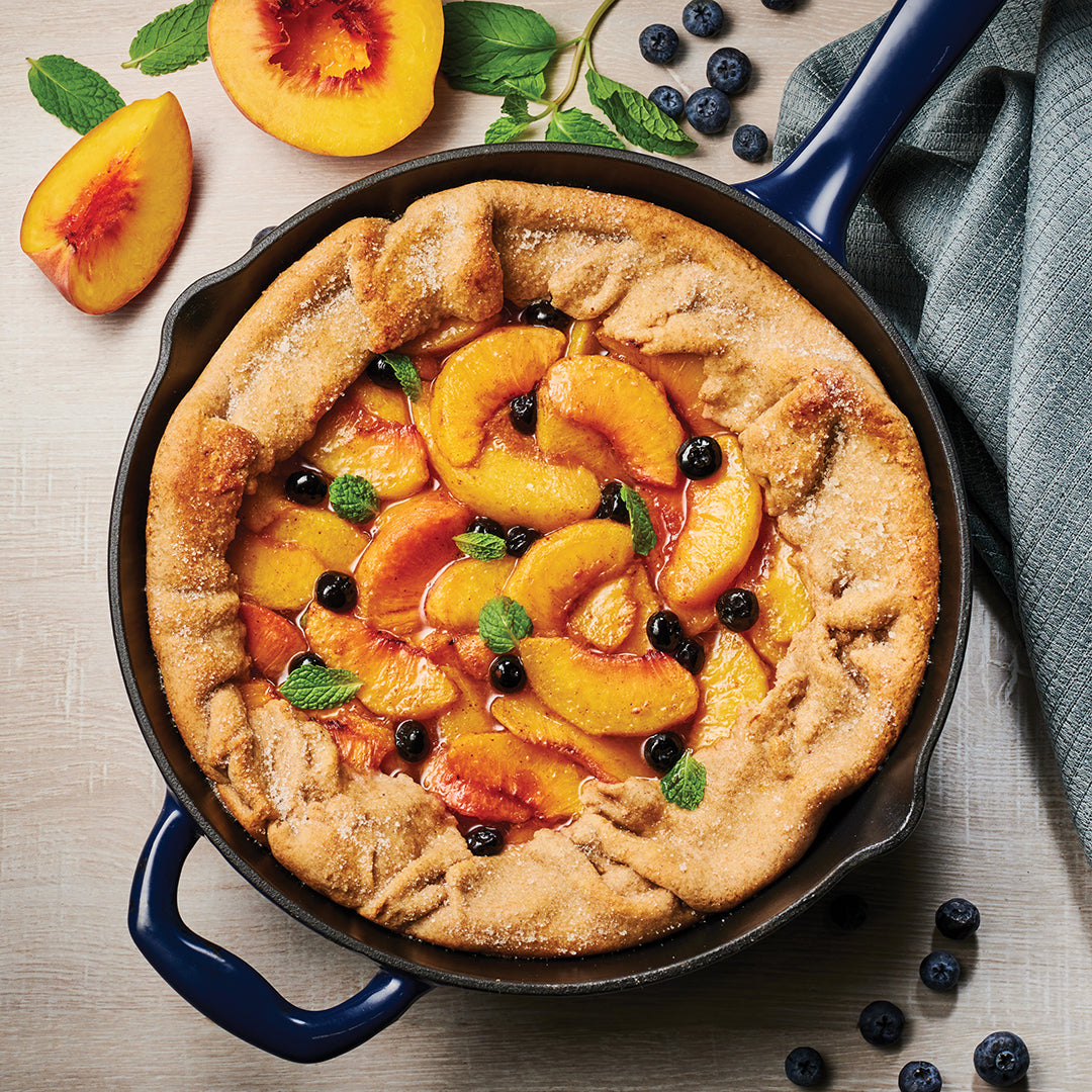 Tramontina Sartén de Hierro Fundido Esmaltado sin Tapa Azul 25 cm