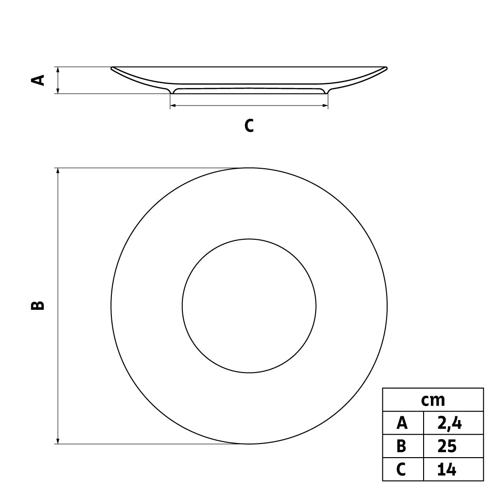 Juego de Vajilla en Porcelana Leonora 12 Piezas