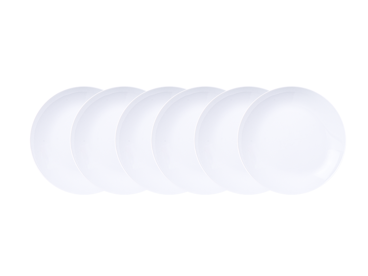 Platos Hondos de porcelana Sophia 22 cm 6 unidades